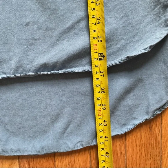 Vero Moda Blue Fit & Flare Sleeveless Tie Waist Midi Dress Office Career M - Picture 7 of 10